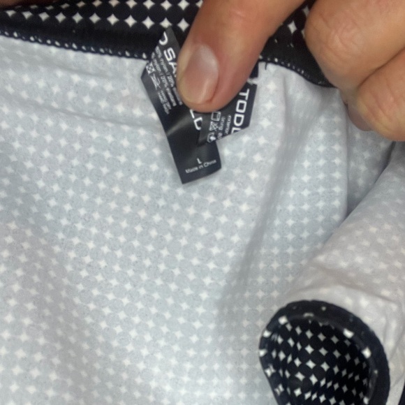 Todd Sanfield Men's Black and White Swim Briefs size L - Picture 5 of 5